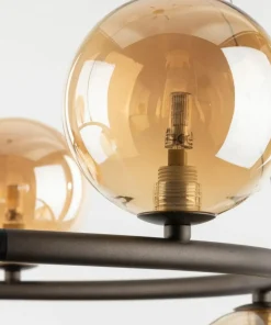 Discount Sklep Kaja Brązowa lampa wisząca do salonu TK 6571 ANABELLE BROWN | Kaja