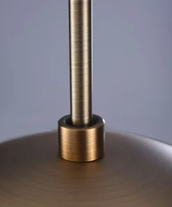 Best Sklep Kaja Brązowa lampa wisząca LED z dużym kloszem AZ3341 HELENA | Kaja