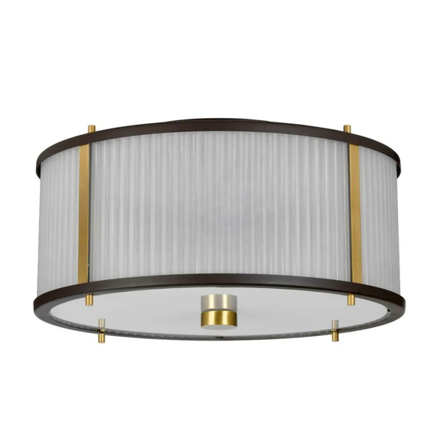 Hot Sklep Kaja Brązowa lampa wisząca, z abażurem DL-CORONA-3P-BAB z serii CORONA