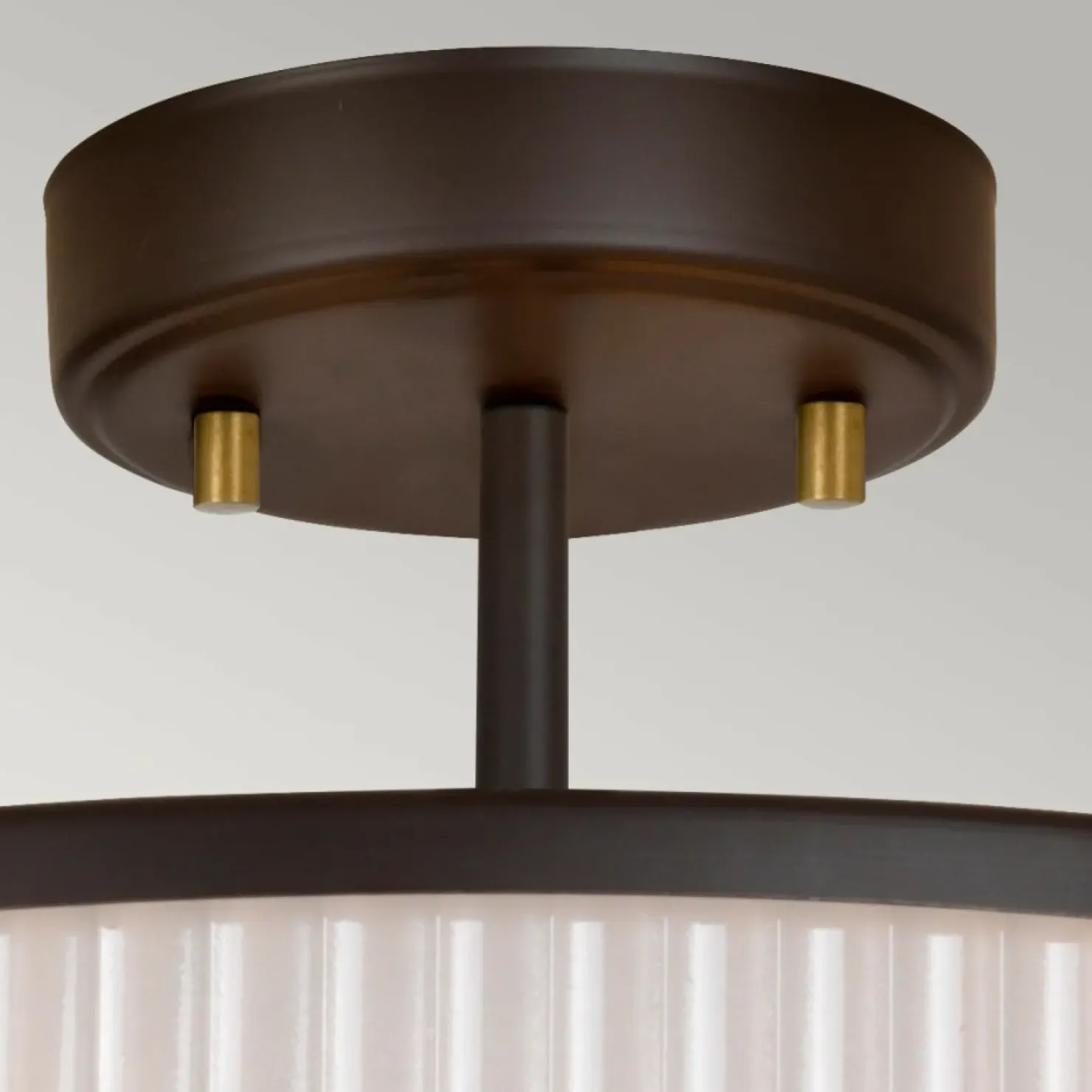 Hot Sklep Kaja Brązowa lampa wisząca, z abażurem DL-CORONA-3P-BAB z serii CORONA