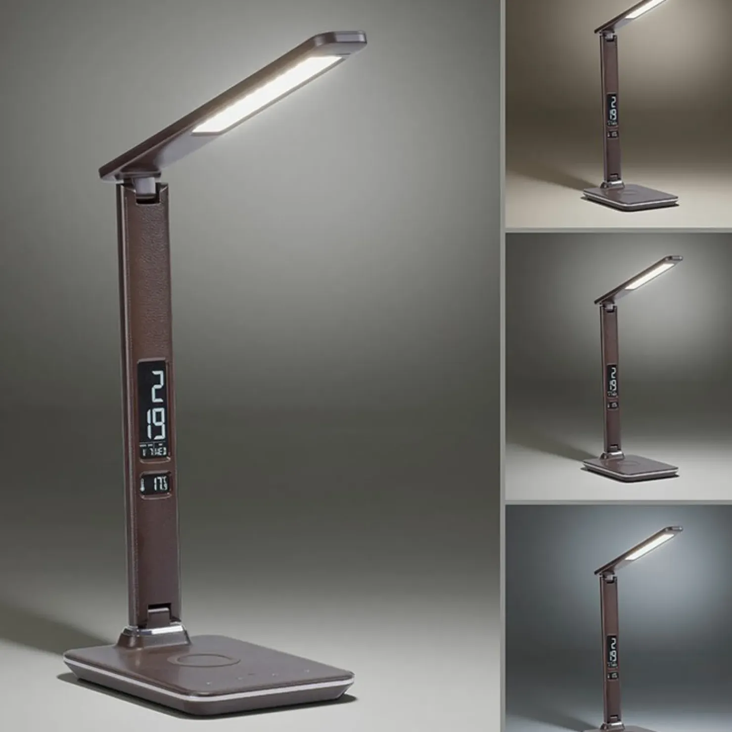 Brązowa lampka LED z regulacją światła 4595-23 z serii ADRIANO | Kaja*Sklep Kaja Cheap