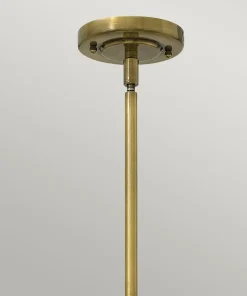 Outlet Sklep Kaja Brązowa, pojedyncza lampa wisząca HK-AMELIA-P-M-RB z serii AMELIA brązowe
