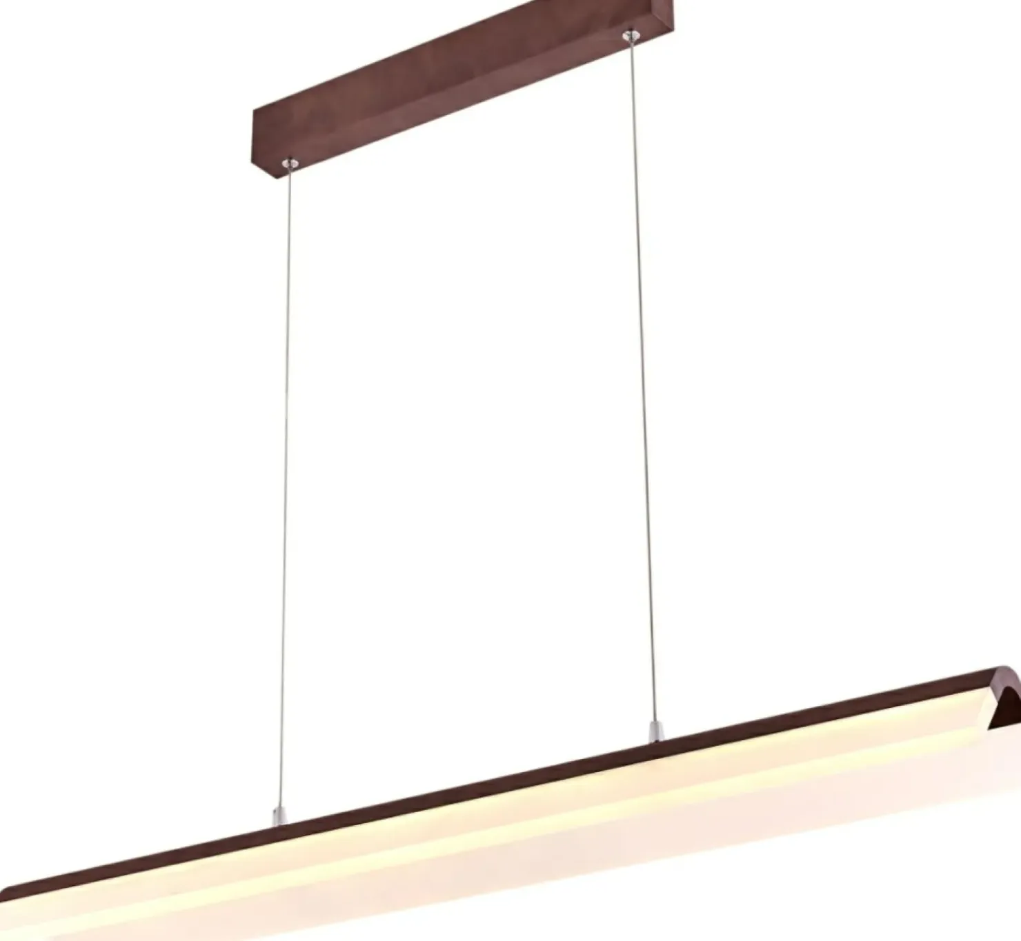 Store Sklep Kaja owa, szeroka lampa wisząca A0011-320 CURACOA | Kaja Oświetlenie brąz