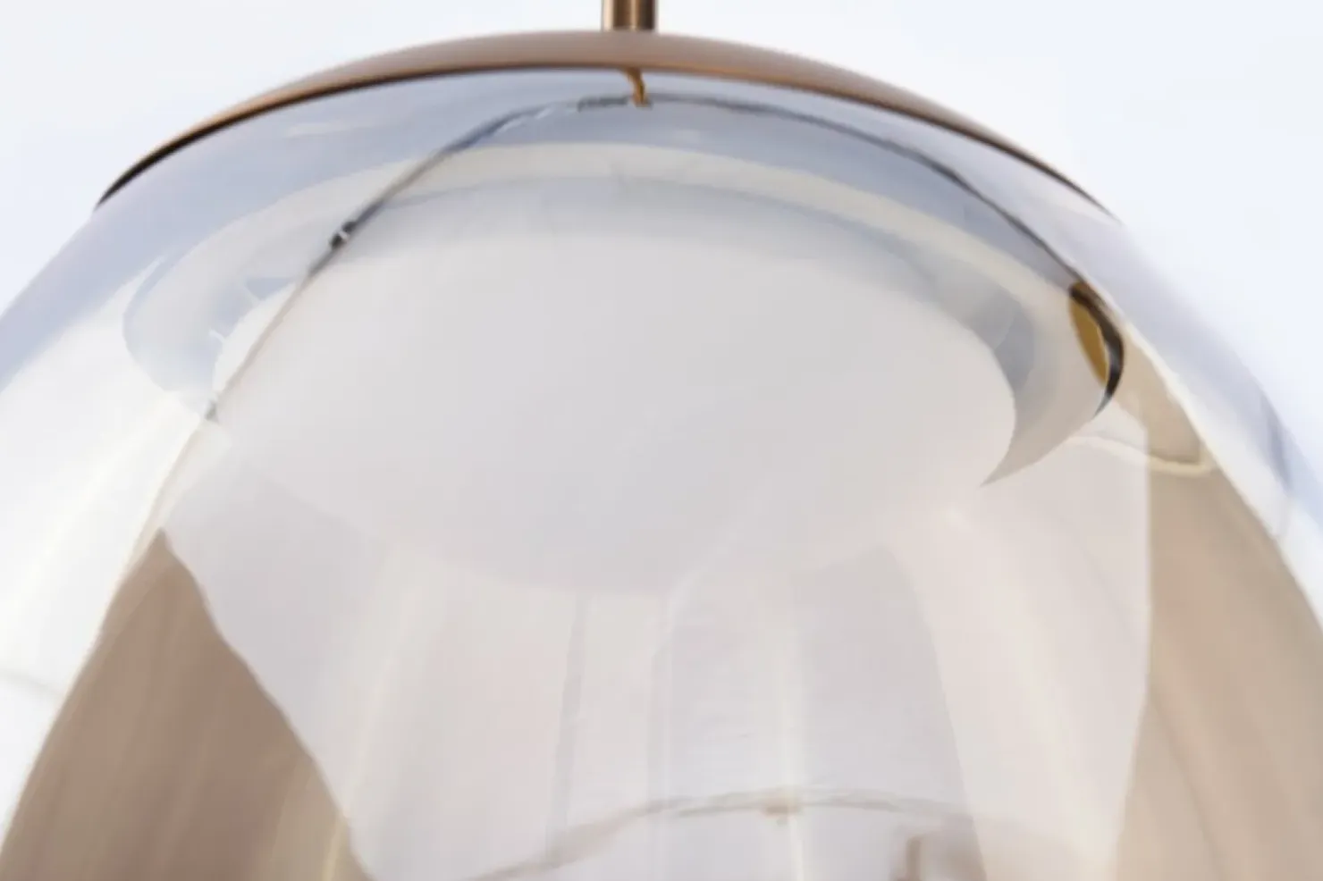 Flash Sale Sklep Kaja Brązowa wisząca lampa LED z kloszem AZ3342 HELENA | Kaja Oświetlenie
