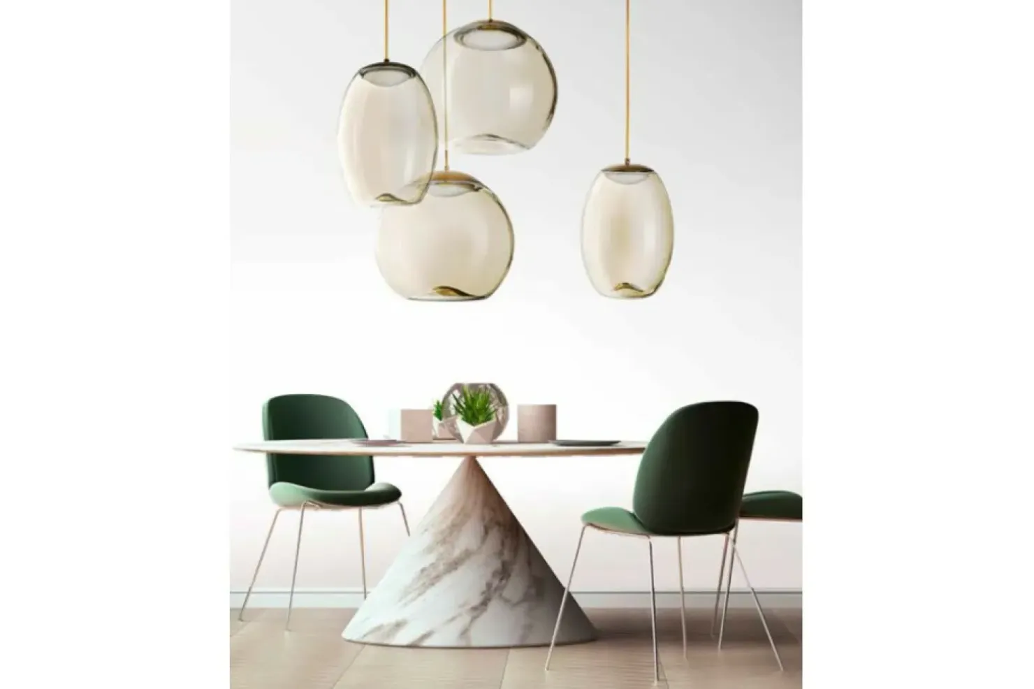 Flash Sale Sklep Kaja Brązowa wisząca lampa LED z kloszem AZ3342 HELENA | Kaja Oświetlenie