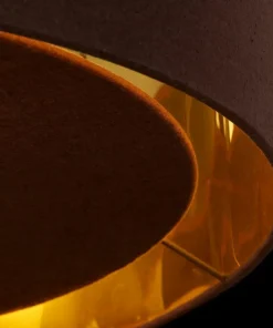 Hot Sklep Kaja Brązowo-złota lampa wisząca BALANCE-P-BRPB z serii BALANCE