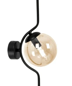Bursztynowa lampa ścienna w stylu klasycznym K-5336 z serii VELA*Sklep Kaja Shop