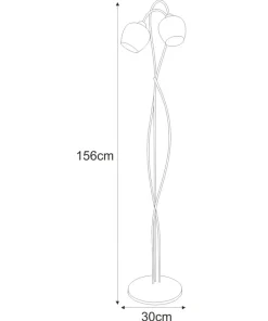 Bursztynowa lampa podłogowa do przytulnego salonu K-5193 z serii DIUNA*Sklep Kaja Discount