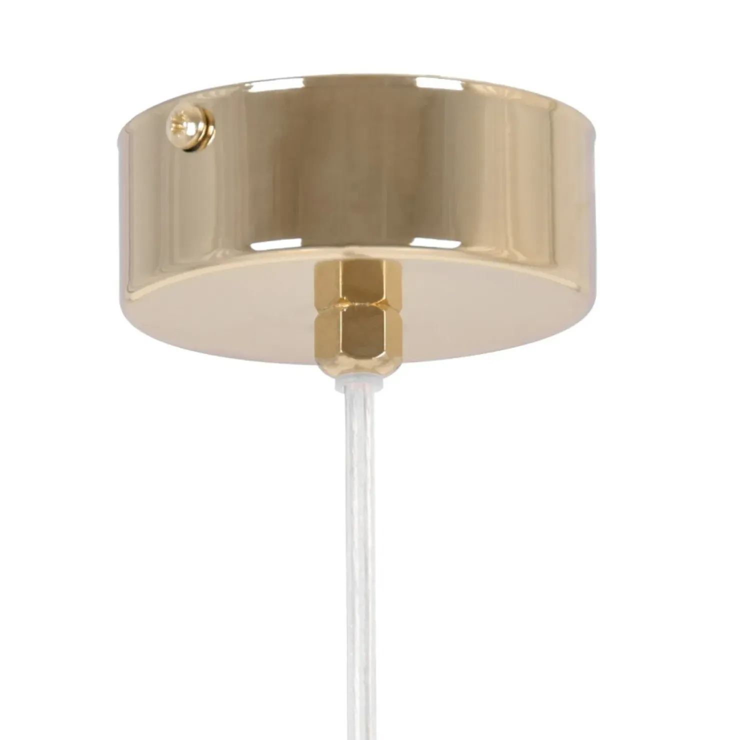 Store Sklep Kaja Bursztynowa lampa wisząca do sypialni K-5410 z serii GRAND