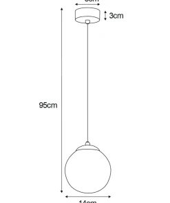 Store Sklep Kaja Bursztynowa lampa wisząca do sypialni K-5410 z serii GRAND