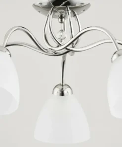 Chromowana lampa sufitowa do eleganckich wnętrz AL 23745 | Kaja*Sklep Kaja Best