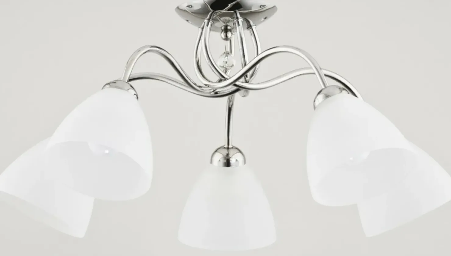 Chromowana lampa sufitowa do eleganckich wnętrz AL 23745 | Kaja*Sklep Kaja Best