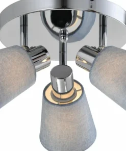 Outlet Sklep Kaja owana lampa sufitowa z abażurami 98-70661 PIN | Kaja Oświetlenie chrom