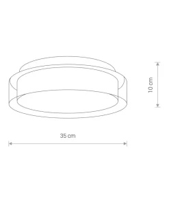 owana lampa sufitowa, LED o mocy 17W 8174 | Kaja Oświetlenie*Sklep Kaja Store