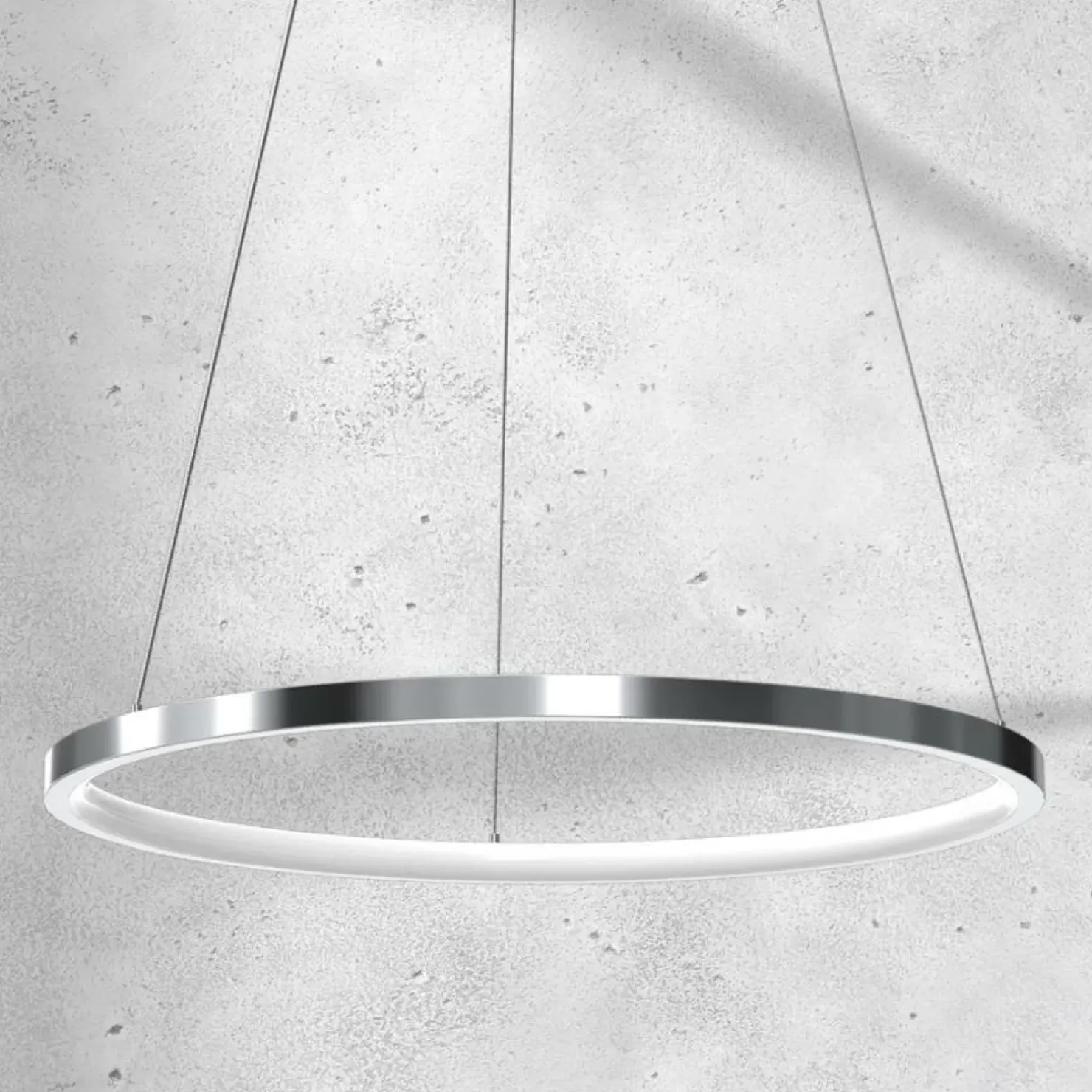 Cheap Sklep Kaja Chromowana lampa wisząca, regulacja wysokości ML7940 z serii ROTONDA | Kaja Oświ