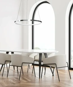 Cheap Sklep Kaja Chromowana lampa wisząca, regulacja wysokości ML7940 z serii ROTONDA | Kaja Oświ