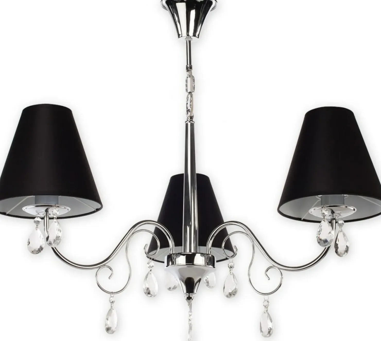 Chromowana lampa z kryształkami O1963 CH CZA VELIO | Kaja Oświetlenie*Sklep Kaja Cheap