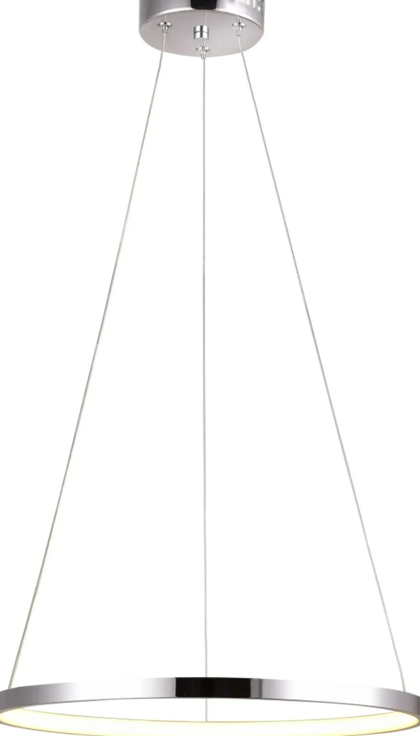 Discount Sklep Kaja owana obręcz lampa wisząca LED ⌀40cm 31-64646 LUNE | Kaja chrom