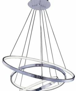 Best Sklep Kaja owane, ledowe obręcze na zwisach AZ2989 WHEEL DIMM | Kaja chrom