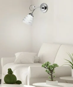 owany kinkiet z mlecznym kloszem 21-64288 SIMPLI | Kaja*Sklep Kaja Outlet