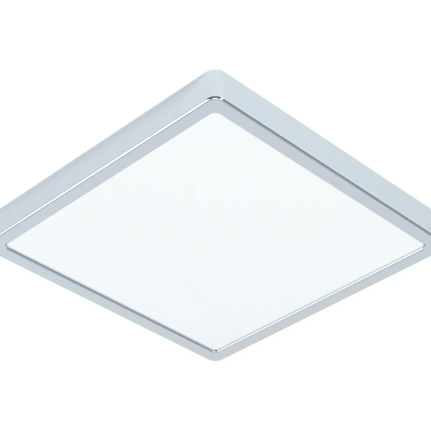 Chromowany plafon LED 28,5x28,5cm 3000K 99269 FUEVA | Kaja Oświetlenie*Sklep Kaja New