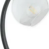 Ciekawa lampka stołowa z matowym kloszem O2528 L1 CZA | Kaja*Sklep Kaja Cheap