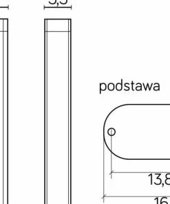 Ciemna, dwukierunkowa lampa ledowa GL15402 z serii EVO | Kaja Oświetlenie*Sklep Kaja Flash Sale