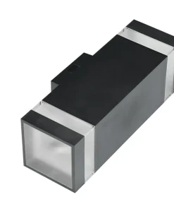 Ciemnoszara lampa ścienna na elewację, kinkiet LED AZ5224 JASON | Kaja*Sklep Kaja Shop