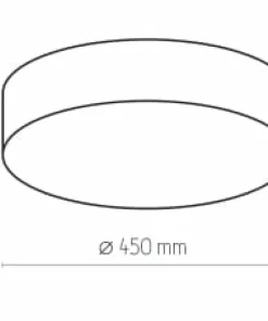 Best Sale Sklep Kaja Czarna, abażurowa lampa sufitowa ⌀45cm TK 1088 RONDO | Kaja