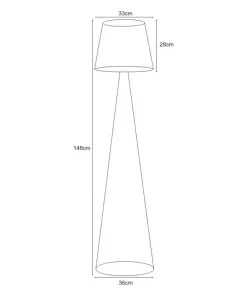 Czarna, druciana lampa stojąca K-4643 SOUL BLACK | Kaja Oświetlenie*Sklep Kaja Store