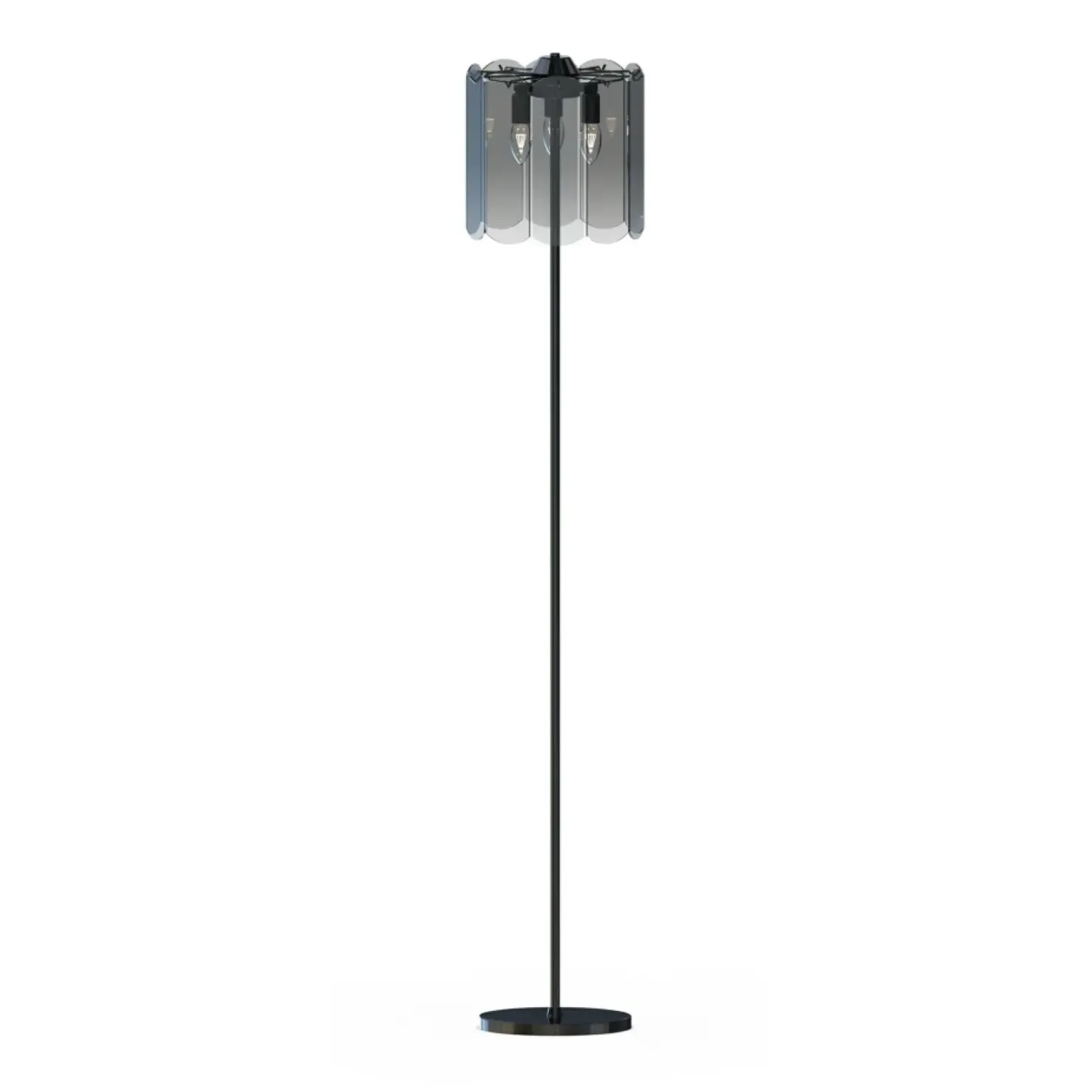 Czarna, elegancka lampa stojąca do sypialni ML3523-3-EBCN NIRA | Kaja*Sklep Kaja Best