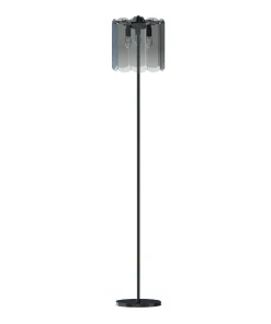 Czarna, elegancka lampa stojąca do sypialni ML3523-3-EBCN NIRA | Kaja*Sklep Kaja Best