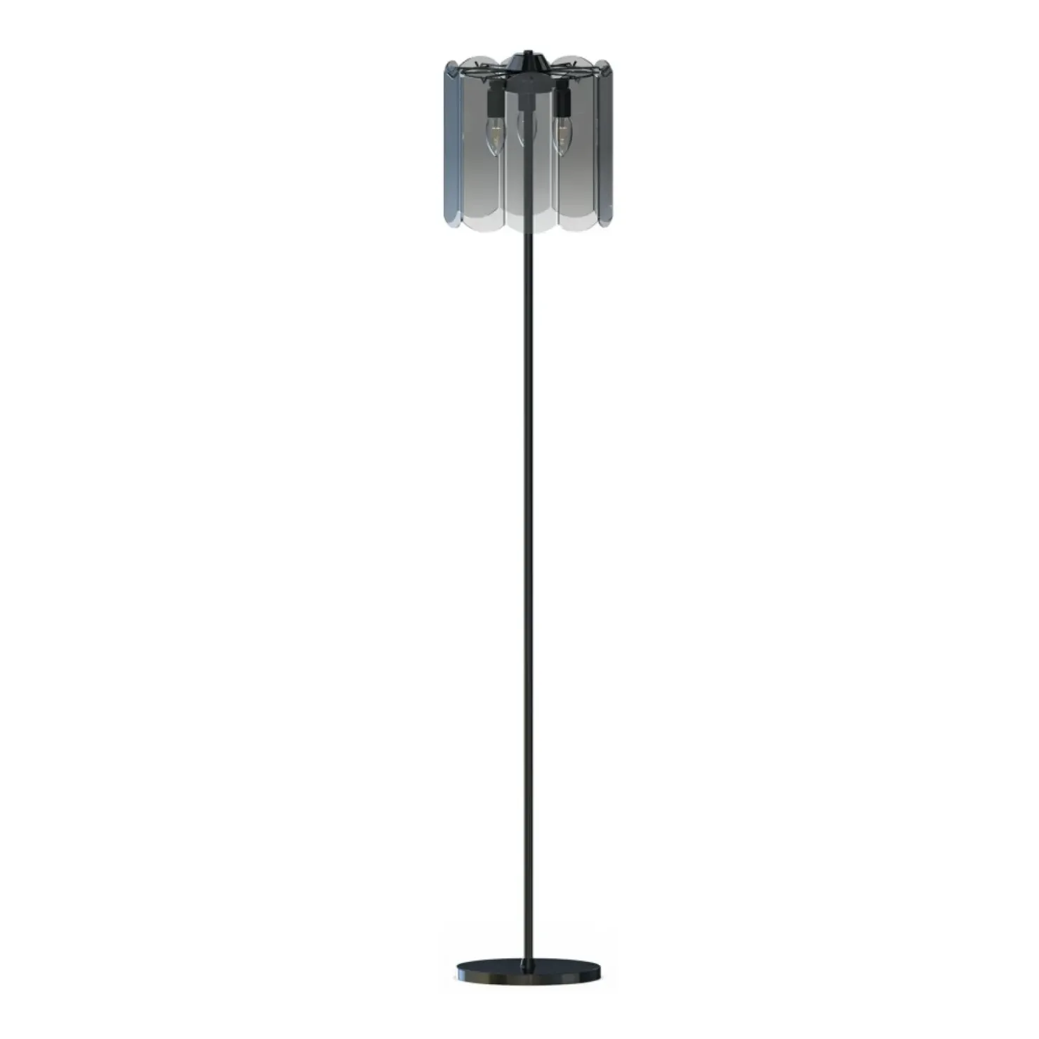 Czarna, elegancka lampa stojąca do sypialni ML3523-3-EBCN NIRA | Kaja*Sklep Kaja Best