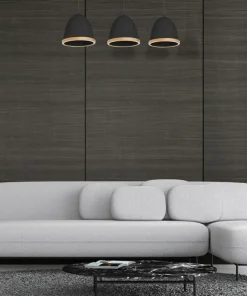 Sale Sklep Kaja Czarna, elegancka lampa wisząca na trzy żarówki MLP8853 z serii STUDIO | Kaja Oś