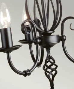 Czarna, estetyczna lampa wisząca ART3-BLACK z serii ARTISAN*Sklep Kaja Online