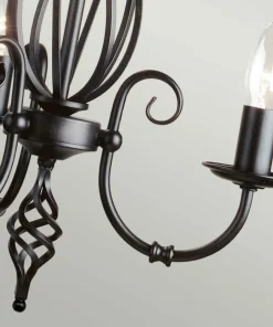 Czarna, estetyczna lampa wisząca ART3-BLACK z serii ARTISAN*Sklep Kaja Online