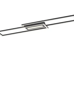 Store Sklep Kaja Czarna, geometryczna lampa sufitowa 14696-18 z serii ASMIN | Kaja czarny