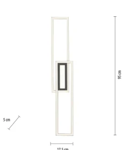 Store Sklep Kaja Czarna, geometryczna lampa sufitowa 14696-18 z serii ASMIN | Kaja czarny