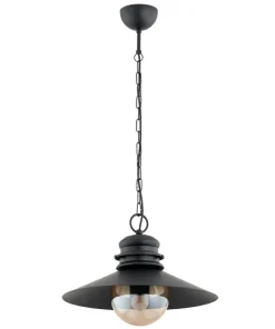 Fashion Sklep Kaja Czarna, industrialna lampa wisząca do kuchni AL 61340 z serii HOLLY