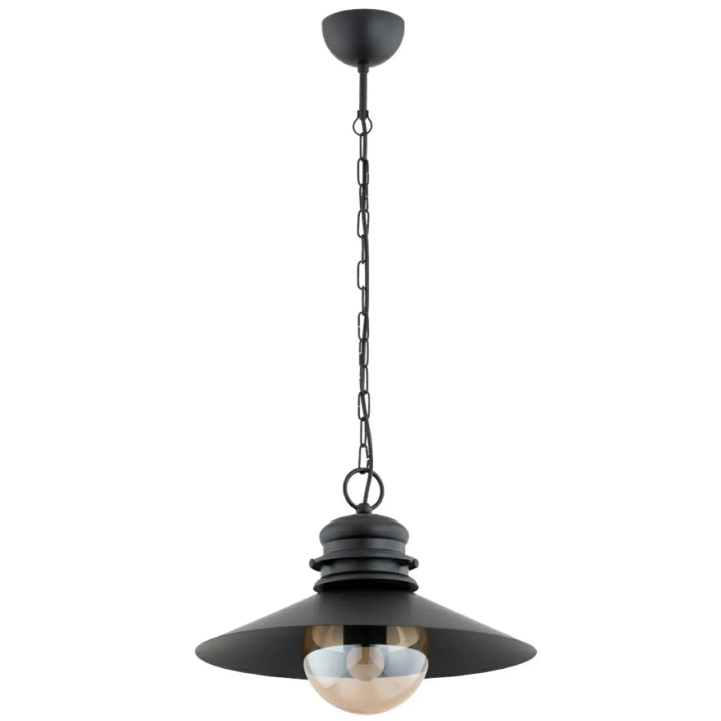 Fashion Sklep Kaja Czarna, industrialna lampa wisząca do kuchni AL 61340 z serii HOLLY