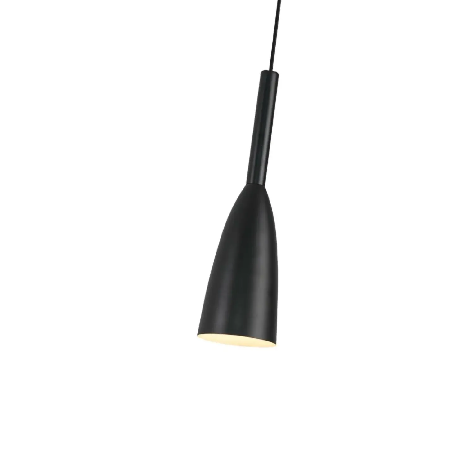 New Sklep Kaja Czarna, industrialna lampa wisząca LP-181/1P BK SOLIN | Kaja