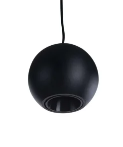 Czarna kula LED do szyny 1-fazowej magnetycznej AZ4627 z serii KO*Sklep Kaja New