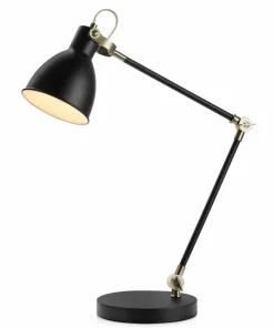 Czarna lampa biurkowa regulacja kąta świecenia 107739 | Kaja*Sklep Kaja Cheap
