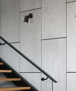 Czarna lampa ścienna w kształcie tuby K-4408 MONTI | Kaja Oświetlenie*Sklep Kaja Outlet