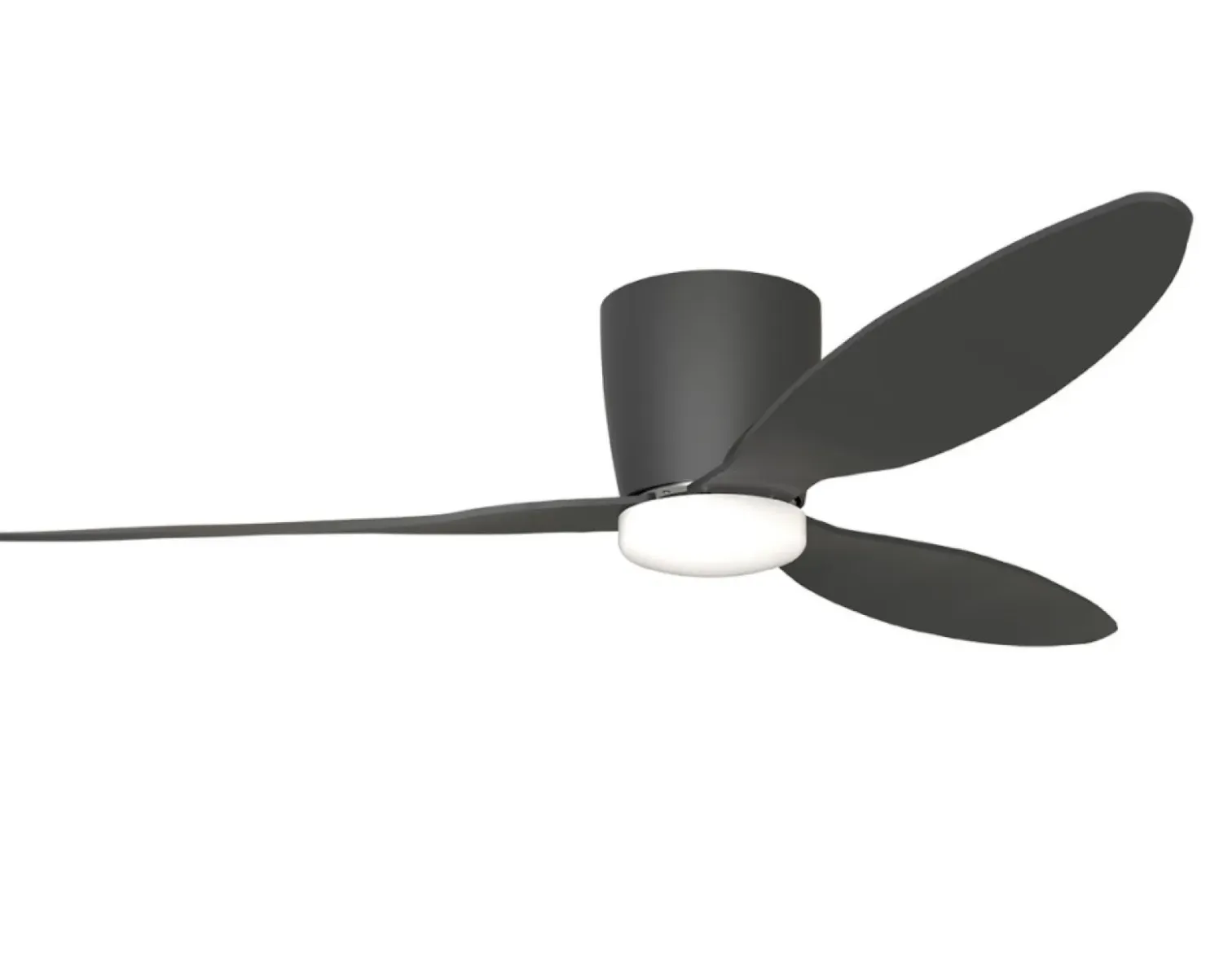 Czarna lampa LED z wentylatorem sterowana AZ4448 VENETI | Kaja*Sklep Kaja Clearance