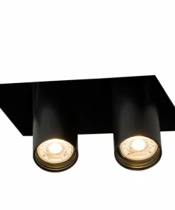 Czarna lampa mocowana podtynkowo - 2 tuby ANT 7802 YAMATO | Kaja*Sklep Kaja Hot