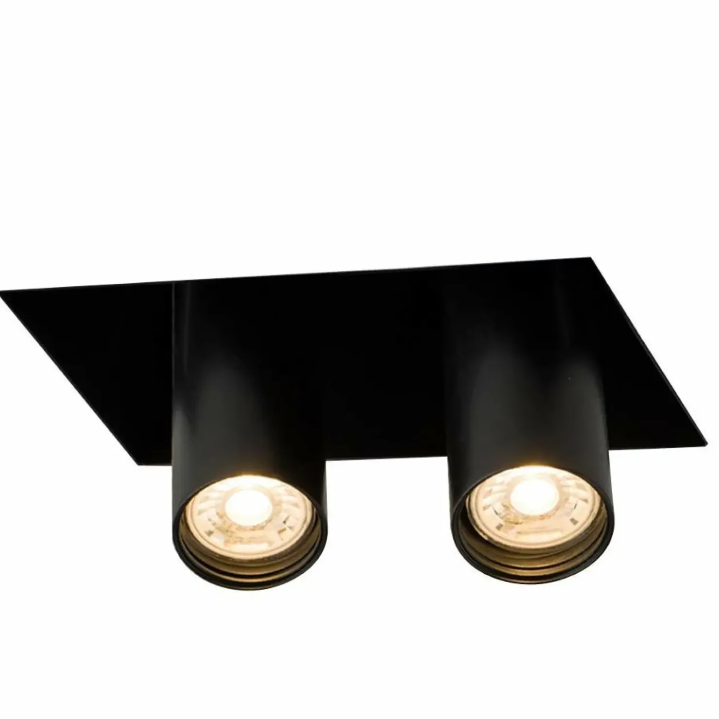 Czarna lampa mocowana podtynkowo - 2 tuby ANT 7802 YAMATO | Kaja*Sklep Kaja Hot