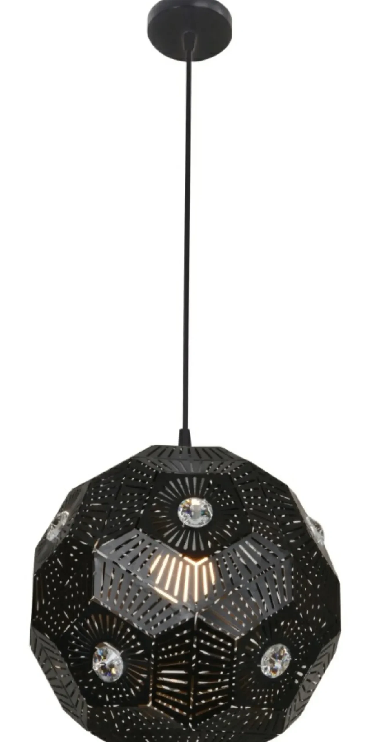 Czarna lampa na regulowanym zwisie 31-69764 EUPHORIA | Kaja*Sklep Kaja Flash Sale