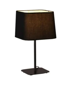 Czarna lampa na szafkę nocną LP-332/1T BK MARBELLA | Kaja Oświetlenie*Sklep Kaja New