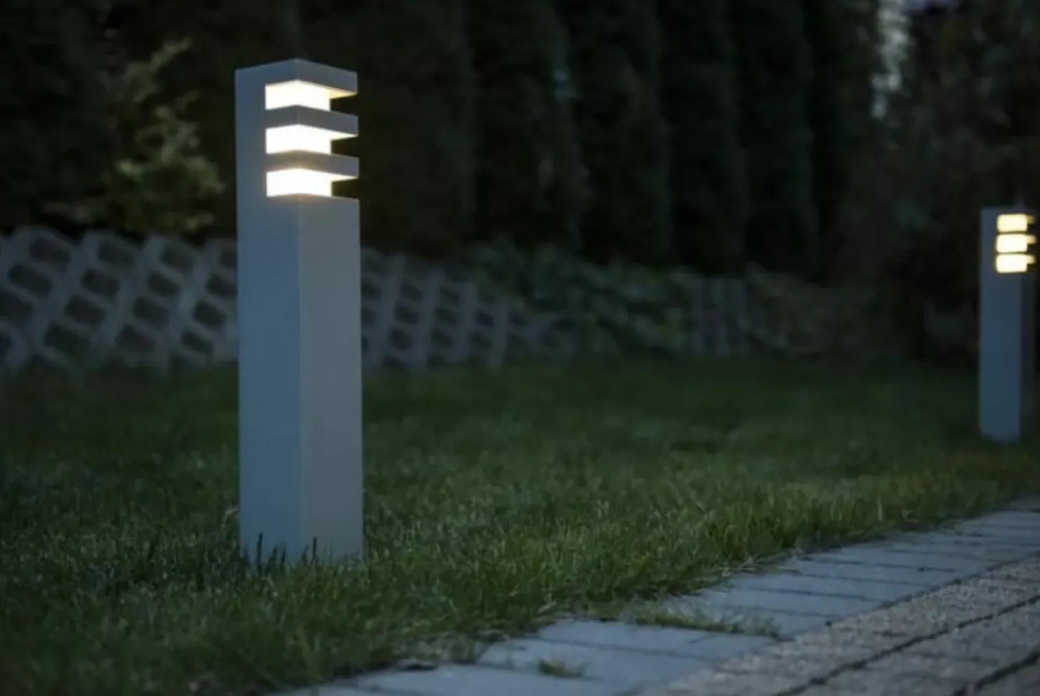 Czarna lampa ogrodowa o wysokości 75cm RADO 1 BL z serii RADO | Kaja Oświetlenie*Sklep Kaja Cheap